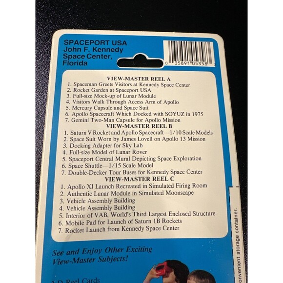 Vintage View-Master NASA Spaceport USA 3 Reels Kennedy Space Center 1991 - Picture 5 of 6